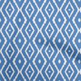 thumbnail image 1 of oneOone Viscose Jersey Blue Fabric Asian Ikat Dress Material Fabric Print Fabric By The Yard 60 Inch Wide-6573, 1 of 4
