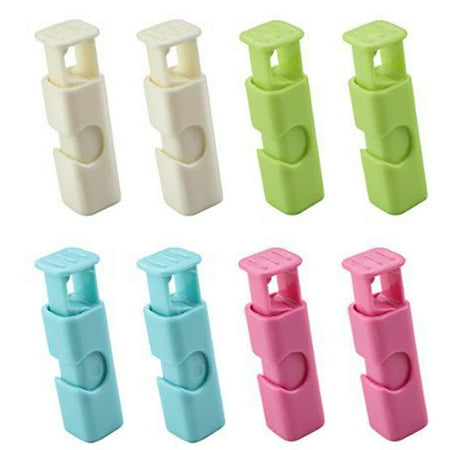 

QUSENLON 8 Pcs Portable Chip Bag Sealing Clips Snack Food Bag Fresh-keeping Spring Sealer