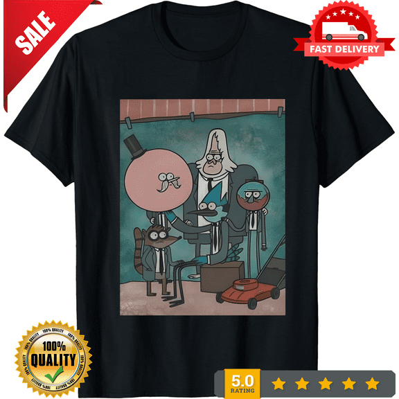 Regular Show Tshirt - Cartoon Tees - Mordecai and Rigby Shirt - Cartoon Network, LIMITED EDITION-TH65978