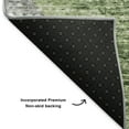 thumbnail image 3 of Addison Rugs Mayfield Washable Transitional Modern Green Rectangle Rug, 3' x 5', 3 of 6