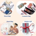 thumbnail image 5 of 1. Las bolsas de cosméticos son fáciles de limpiar y funcionan bien para evitar que el contenido se moje o se resbale., 5 of 5