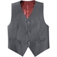 thumbnail image 4 of Boys Suit Kids Formal Wedding Tuxedo Dress Suits for Teen Boys Vest and Pants Set, 4 of 7