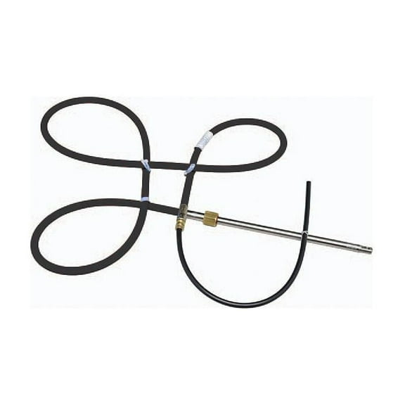 Uflex M90BX07 M90 Universal Mach Performance Rotary Steering Cable, 7' Black