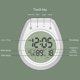 thumbnail image 3 of Reloj impermeable montado en la pared del baño, reloj de cocina, reloj despertador, reloj con ventosa de temperatura impermeable y a prueba de niebla, 3 of 5