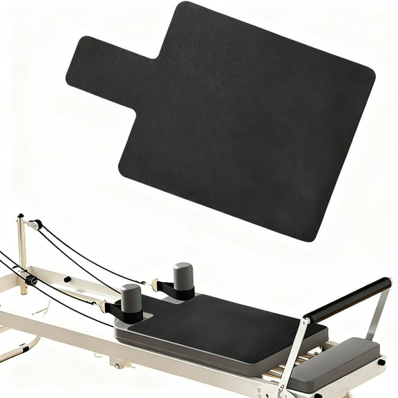 Non-Slip Pilates Reformer Mat Towel, Sweat-Absorbing & Quick-Dry Cover with Rubber Backing, 39"x24" Soft Microfiber Mat Cover for Reformers