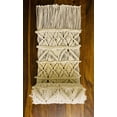 thumbnail image 3 of NATURE4U Macrame Table Runner Boho Table Runner Perfect for Bohemian Decor Boho Wedding Table Decor Hand Woven Off White Runners for Dining Room Coffee Table Decorations for Home 13 x 84 inches, 3 of 5
