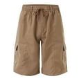 thumbnail image 2 of AXXD Bike Shorts For Men Summer Workwear Shorts Slim Multi Pocket Zipper Straight Leg Casual Shorts Father's Day Gift, 2 of 5