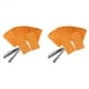 thumbnail image 1 of 200 Piezas de Etiquetas de EnvíO de PláStico de 4 3/4 Pulgadas X 2 3/8 Pulgadas con Cables Etiquetas de Etiquetado en Etiquetas Colgantes Impermeables (Naranja), 1 of 5