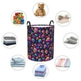thumbnail image 5 of KLL Skull rainbow star mushroom Waterproof Foldable Laundry Hamper Bucket with Handles for Storage Bin,Kids Room,Home Organizer (Medium ), 5 of 7