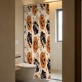 thumbnail image 5 of Halloween Shower Curtain, Cute Pumpkin Polyester Fabric Bathroom Decor Curtain, Machine Washable Waterproof, Halloween Holiday Gift for Women Men, 72 x 72 Inches, 5 of 7