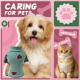thumbnail image 5 of GASTROPOD Dog Sweater,Lake Green Turtleneck Knit Pet Clothes,Heart Pattern Pet Comfort Fit Dog Clothes for Large Dogs,Style1, 5 of 7