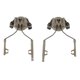 thumbnail image 2 of 2 Uds Adaptador de Casco para Auriculares Soporte de Suspensión para Auriculares Casco Adaptador de Riel de 19-21mm Auriculares Giratorios Orejeras de Caza Soporte de ANGGREK Otros, 2 of 8