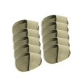 thumbnail image 3 of Golf Head Covers PU Portable Set Protective Portable Protector for Athlete Travel Golf Training Green Small, 3 of 9
