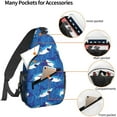 thumbnail image 4 of Sling Backpack Crossbody Sling Bag for Women Men Shoulder Bag Travel Hiking Daypack, 4 of 6