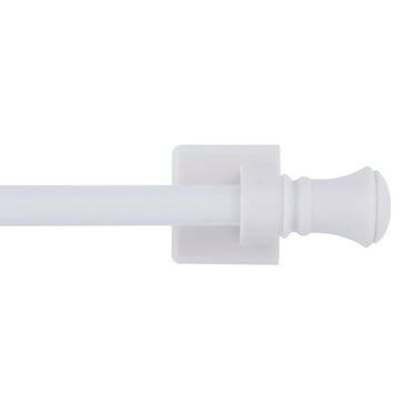 Mainstays 7/16" Magnetic Drapery Rod, 16-28", White