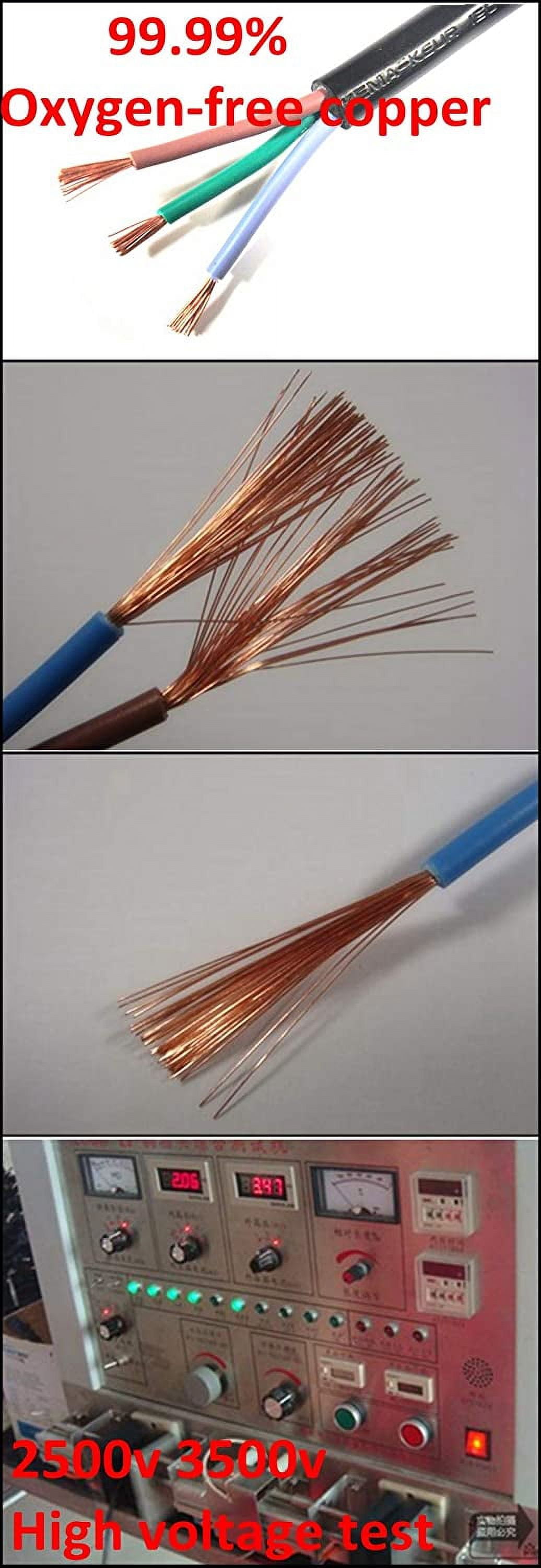 Tekit C14 to C15 Power Cord, IEC320 C14 Male to C15 Female Power Extension Cable Cord,10A 250V,16AWG(C14 to C15 10ft)
