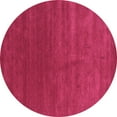 thumbnail image 1 of Ahgly Company Indoor Round Abstract Purple Contemporary Area Rugs, 3' Round, 1 of 4