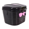 thumbnail image 1 of Siruishop Electric Bike Basket Front Mounted with Lock Cargo Rack for Shopping Black and Pink, 1 of 8
