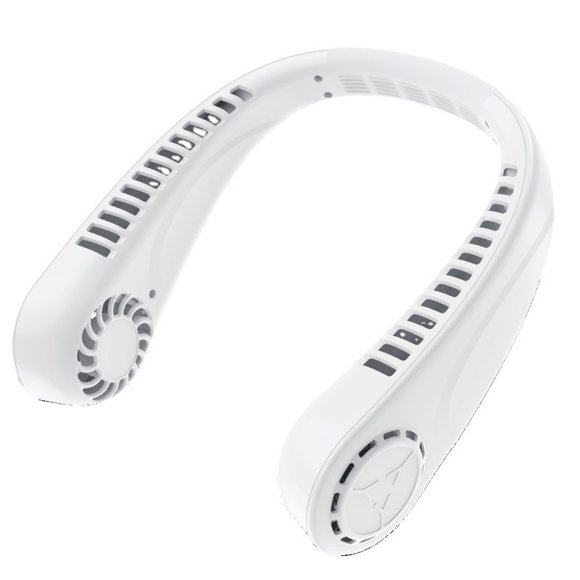 Bärbar Halsfläkt, Bladlös Halsfläkt, för Inomhus- och Utomhusresor, Uppladdningsbar