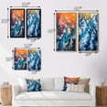 thumbnail image 4 of Designart "Majestic Aerial View Arctic Rivers and Icebergs III" Glacier Framed Wall Art Set Of 2 - Country Blue Gallery Wall Frame Set For Home Decor, 4 of 6