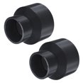 thumbnail image 1 of Uxcell 2-Pack UReducer Conector de Tubo, Acoplamiento Reductor Recto de 3"*2", Gris, 1 of 6