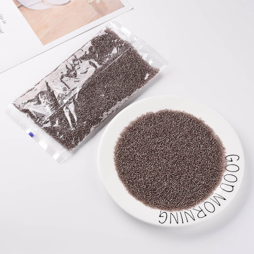 12/0 Grade A Round Glass Seed Beads Silver Lined Rosy Brown 12/0 2x1.5mm Hole: 0.3mm about 30000pcs/bag