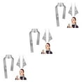 thumbnail image 3 of maskred Stylish Accessories For Unisex Party Dress For Women Radiates Glamour Silver 3Set, 3 of 6