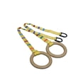 thumbnail image 1 of Tumbl Trak Standard Gymnast Rings with Easy Adjust Strap, 9.5-Inch, 1 of 4