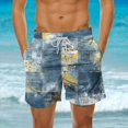 thumbnail image 2 of SnZhen Swim Under $15 Mens Swimming Trunks Men's Summer Loose Beach Shorts Pocket Swimming Pants, 2 of 6