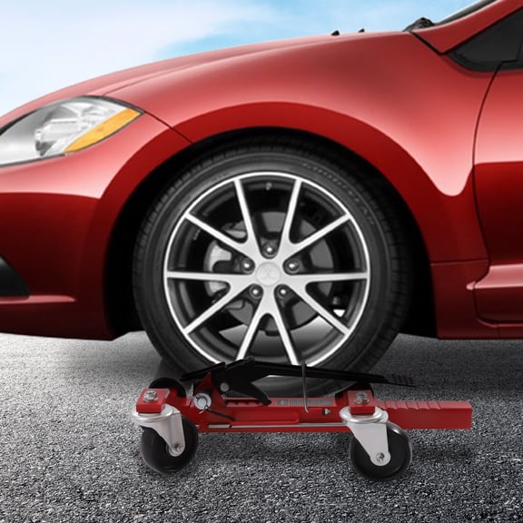 Minimalist 1500-Pound Wheel Dolly Ratcheting Wheel Dolly 22.44*25.2in Durable Material Moving and Lifting of the Car