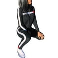thumbnail image 3 of Sexy Dance Ladies 2PCS Tracksuits Sets Sports Baggy Lounge Wear Outfits Women Gym Joggers Activewear Set Long Sleeve Pullover Sweatshirt Casual Suit Outfits, 3 of 3