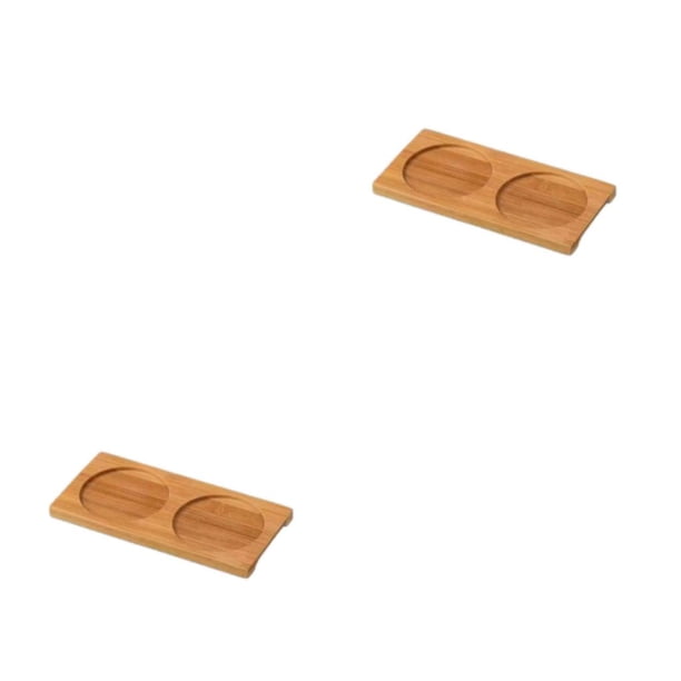 Cateissary Soporte de para plantas de bambú, duradera y que ahorra espacio, plantas suculentas, estante de flores, decoración, una tabla recta Una tabla recta (S) 2Conjunto
