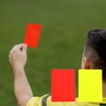 thumbnail image 4 of huanledash 1 Set Football Referee Warning Card Bright Color Thickened Anti-break PVC Soccer Referee Red And Yellow Cards Referee Tool, 4 of 7