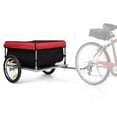 thumbnail image 1 of Costway Remorque de Vélo Cargo / Bagage avec Cadre Pliant et Roues à Dégagement Rapide Rouge/noir, 1 of 10