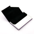 thumbnail image 3 of PU Leather Business Card Holder Case, Slim Metal ID and Credit Card Wallet, Pocket Card Organizer, TIKA, 3 of 3