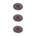 thumbnail image 4 of ZheElen Cartoon Rug - Classic Style Easy To Clean Non-toxic Anti-skid Particles Safe Round Carpet Yellow Line Starts 60cm 3Set, 4 of 6
