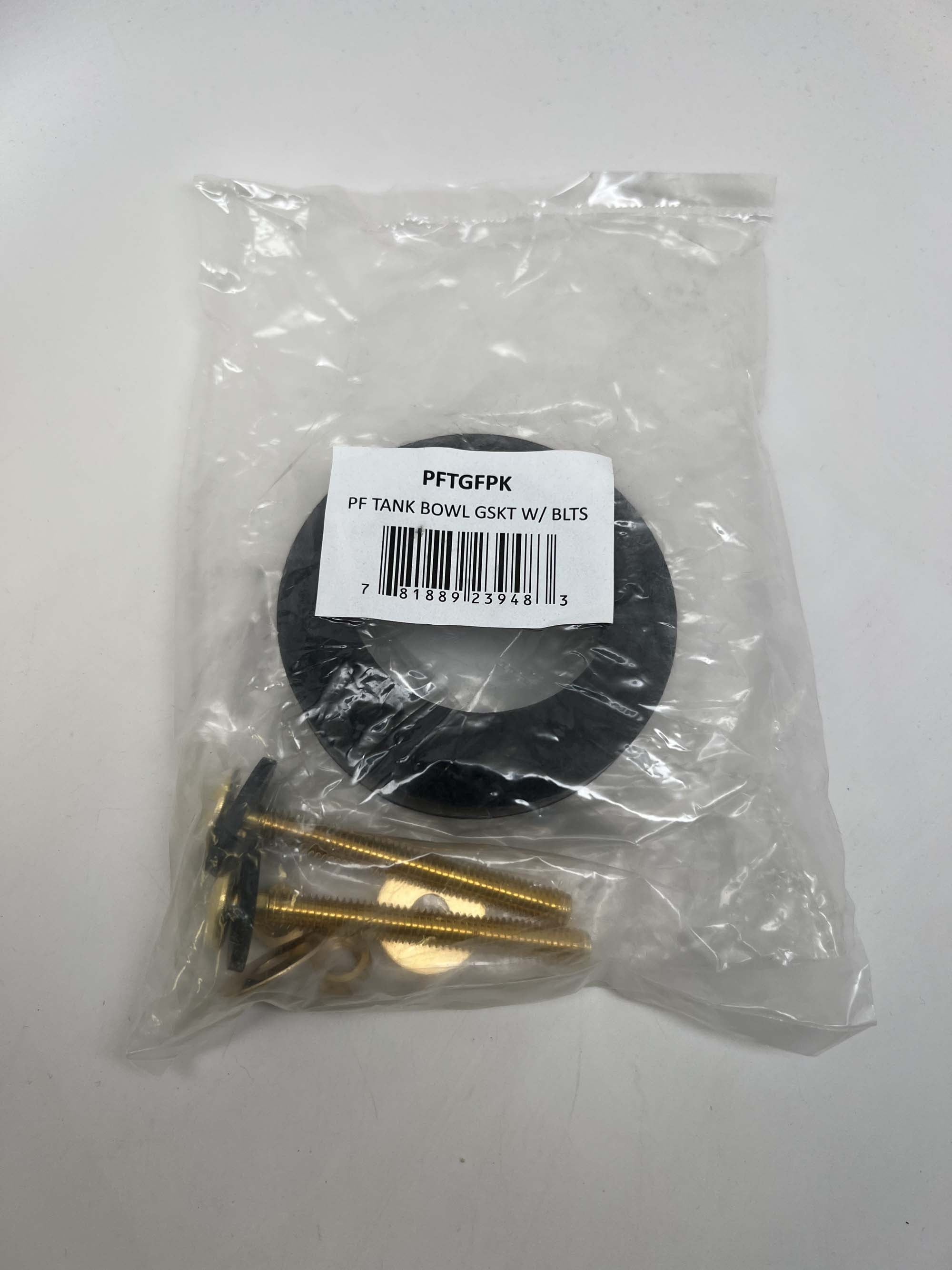 PROFLO Flo Tank to Bowl Gasket in Black with Bolts for PROFLO Toilets