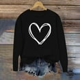 thumbnail image 3 of fheaev Sweatshirts for Women Casual Long Sleeve Crew Neck Holiday Party Pullover Tunic Top Fun Graphic Print Gifts Shirt, 3 of 5