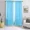 Aqua Blue, variant on 2pc Neon Green Solid Sheer Voile Window Curtain Set Two (2) Rod Pocket Panels 55"W x 84"L (Each)