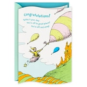 Hallmark Dr. Seuss Graduation Greeting Card (Oh the Places You'll Go! Today Is the Day)