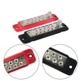 thumbnail image 5 of SEBLAFF 180A 12V DC Pair Black & Red 12 Point Busbar Bus Bar Power Distribution Block, 5 of 6