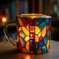 thumbnail image 4 of Painted Book Mug, Novelty 3D Painted Books Coffee Mug, 11oz Novelty Unique Colored Glass Books Stack Shaped Coffee Cup, Collection Gifts for Literature Lovers, 4 of 7