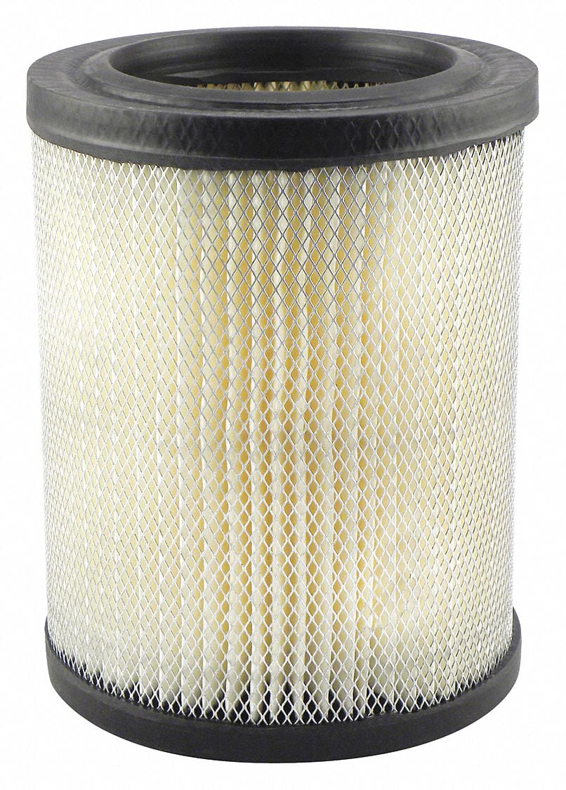 Air Filter, Round, 53/4" Height, 53/4" Length, 413/32" Outside Dia
