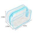 thumbnail image 2 of Trousse de Toilette Transparente Imperméable, Pochette de Maquillage Portable, Trousse Cosmétique pour Femmes, 2 of 10