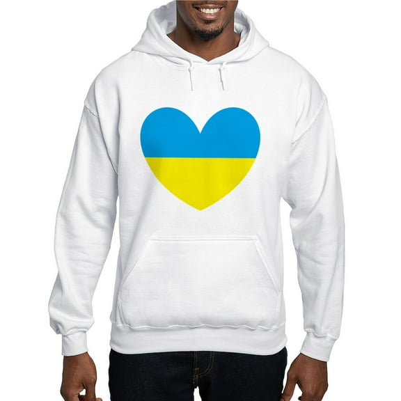 CafePress - I Stand With Ukraine Heart Sweatshirt - Pullover Hoodie, Hooded Sweatshirt