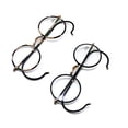 thumbnail image 3 of Retro Reading Glasses Metal Round Frame + 1.0 to + 3.5 Portable Pocket Reader J027-Camo Blue CHINA, 3 of 6