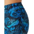 thumbnail image 5 of RELLECIGA Women's Blue Leaf High Waisted Board Shorts Boyshorts Swim Bottoms Swim Shorts Women Size X-Large, 5 of 7