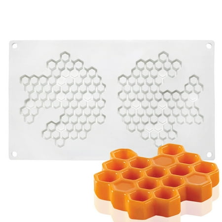 

Home DIY Handmade Soft Silicone Chocolate Mold Cake Baking Honeycomb Design 3D