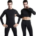 thumbnail image 2 of Hazel Tech--- Men Plush Base Layer Long Sleeve Thermal Underwear Tops&nbsp;, 2 of 5