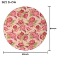 thumbnail image 6 of Pioneer Flower Floral Print Pattern Round Tablecloth 60"x60",Wrinkle Wipeable Table Cloth for Kitchen Dining Room Picnic Patio Party, 6 of 6
